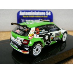 2021 Skoda Fabia Rally2 Evo n°25 Mikkelsen - Floene 1st Winner Monte Carlo RAM788 Ixo Models