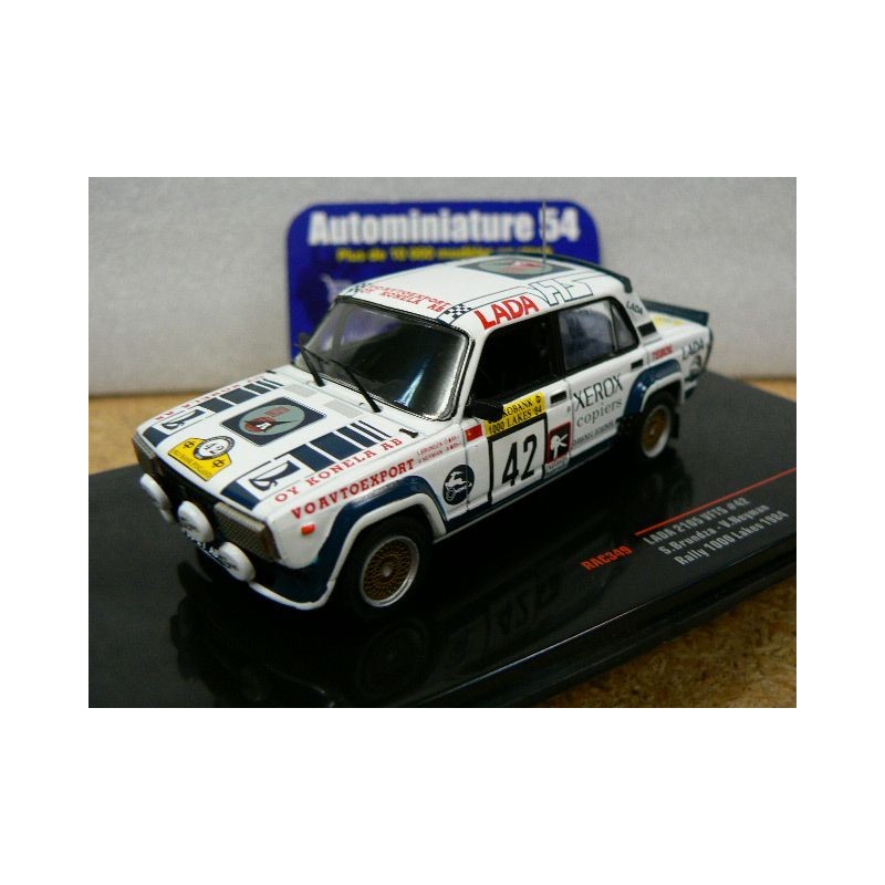 1984 Lada 2105 Team VFTS n°42 Brundza - Neyman Rally 1000 Lakes RAC349 Ixo Models