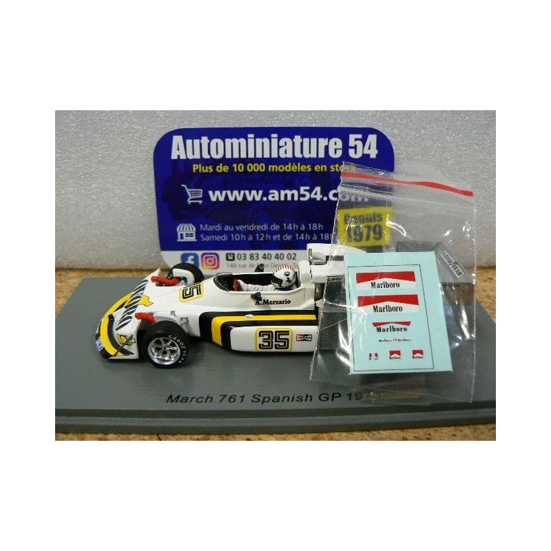 本当に信頼出来る商品 Merzario Arturo n°35 761 March 1976 Spanish Model Spark S7269 GP レーシングカー