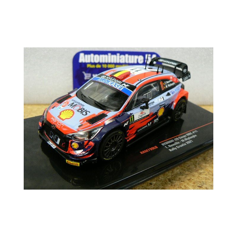 2021 Hyundai i20 WRC n°11 Neuville - Wydaeghe Rally Croatia RAM799 Ixo Models