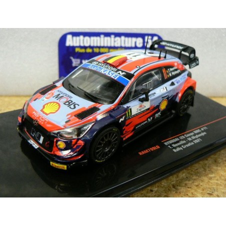 2021 Hyundai i20 WRC n°11 Neuville - Wydaeghe Rally Croatia RAM799 Ixo Models