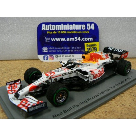 2021 Red Bull Honda RB16B n°33 Verstappen Japan 2nd Turkish GP S7696 Spark Model