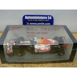 2021 Red Bull Honda RB16B n°33 Verstappen Japan 2nd Turkish GP S7696 Spark Model