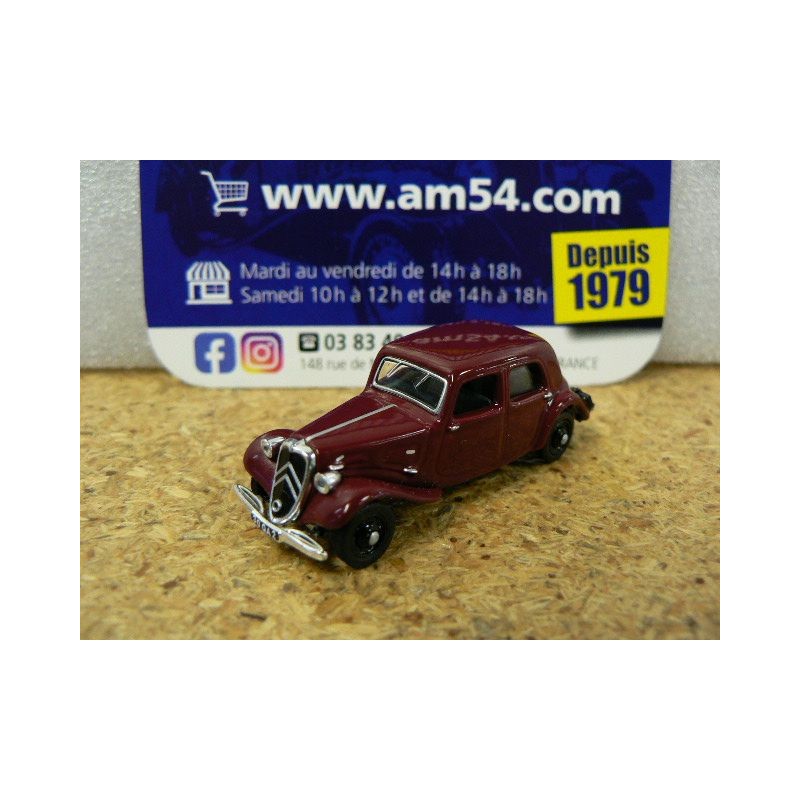 Citroen Traction 11AL 1938 Exelsior Red 153008 Norev 1/87