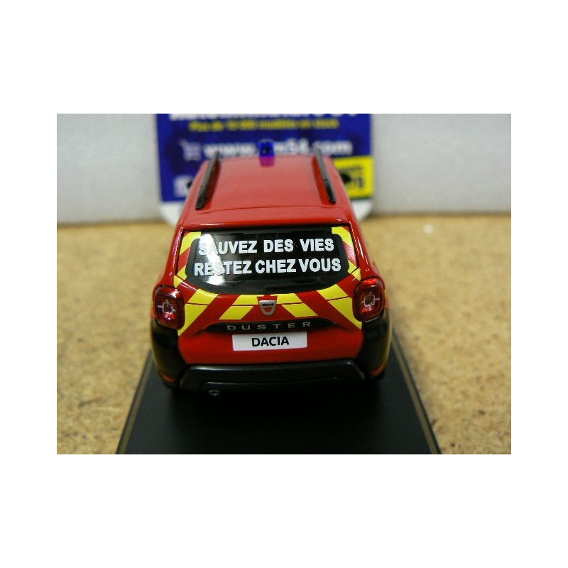 Norev Dacia Duster 2020 Pompiers 1/43e - VLCdG 62 Rouge Miniatures Moulées sous Pression Collection Limitée