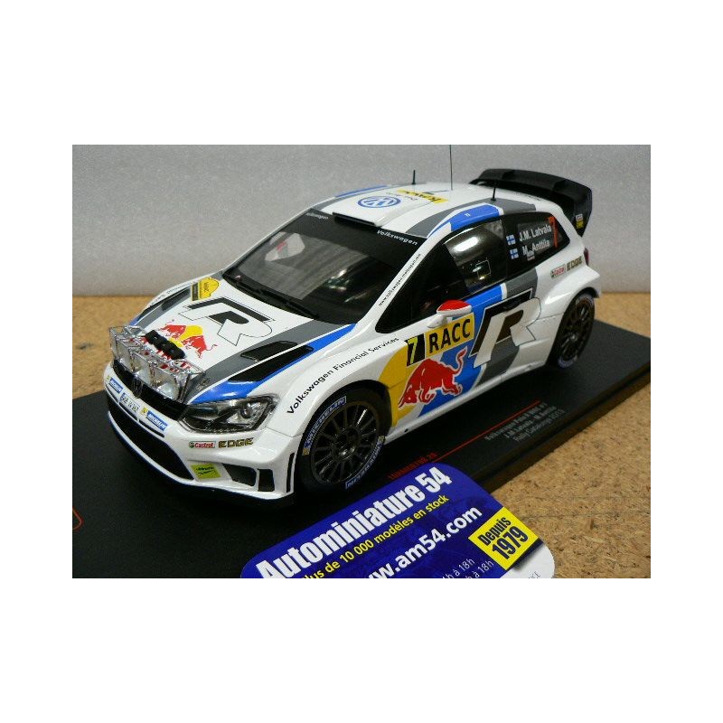 2013 Volkswagen Polo R WRC n°7 Latvala - Anttila Catalunya 18RMC070B Ixo Models