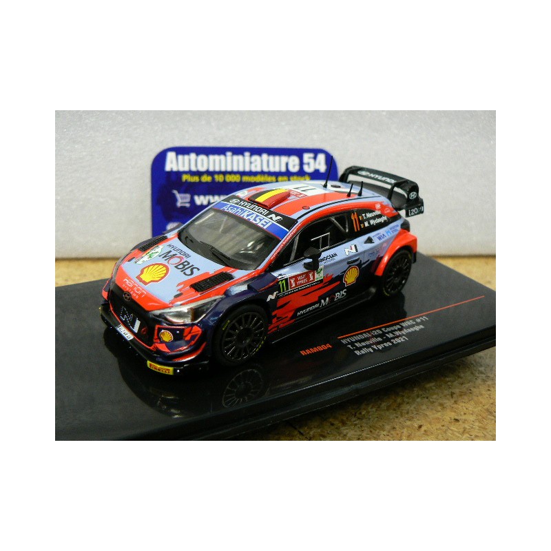 2021 Hyundai i20 WRC n°11 Neuville - Wydaeghe Rally Ypres RAM804 Ixo Models