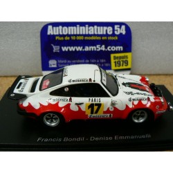 1977 Porsche 911 Carrera Rally n°162 Bondil - Emmanuelli Monte Carlo S6635 Spark Model