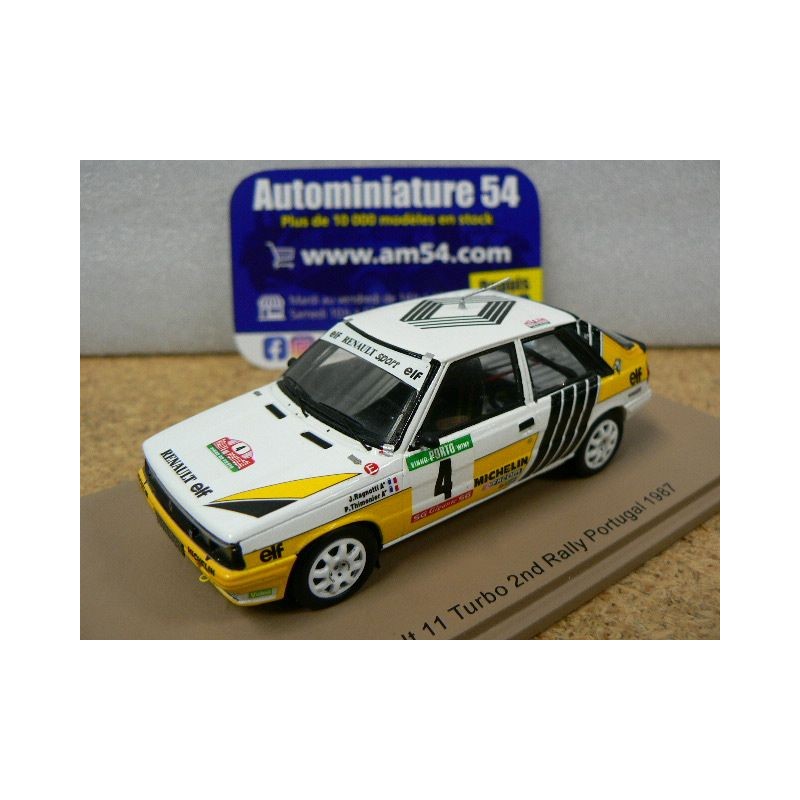 Modèle Réduit Renault 11 Turbo Tour De Corse 1984 - Spark 1/43 - N°121 J-P. Deriu - Neuf Sous Boîte
