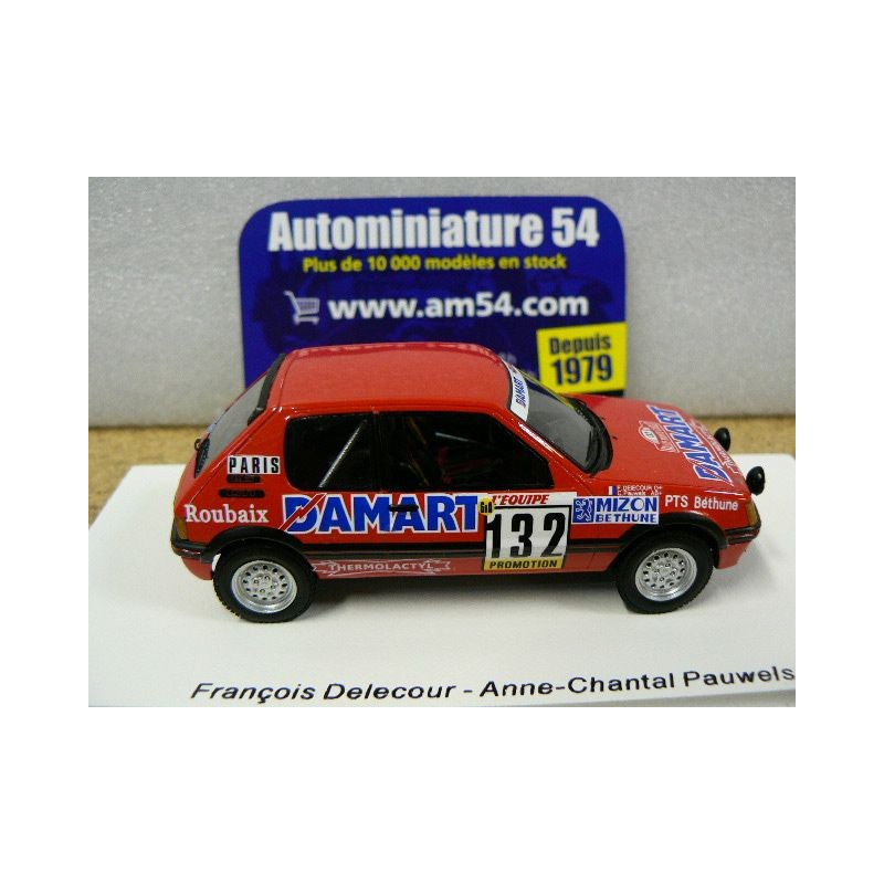 Modèle Réduit Peugeot 205 GTI 1:18 - Rouge Rallye Monte-Carlo - Collection Solido - 8