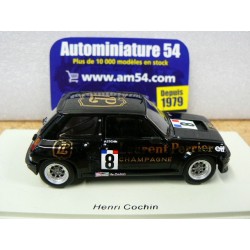 1983 Renault 5 Turbo Coupe n°8 Henri Cochin Euriopa Cup S5557 Spark Model