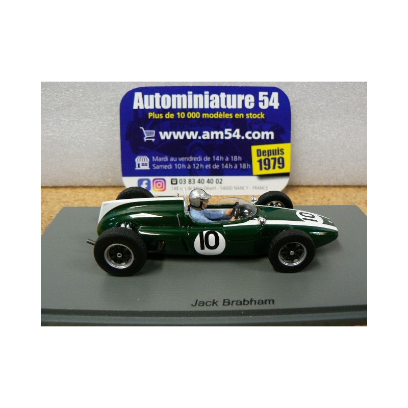 COOPER T53 J.BRABHAM CHAMPION DU MONDE 1960 SPARK 1/43