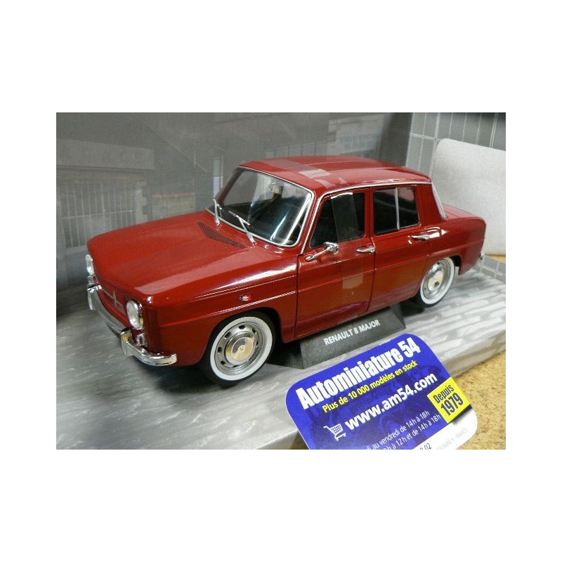 Renault 8 Major Rouge Etrusque 1968 S1803606 Solido