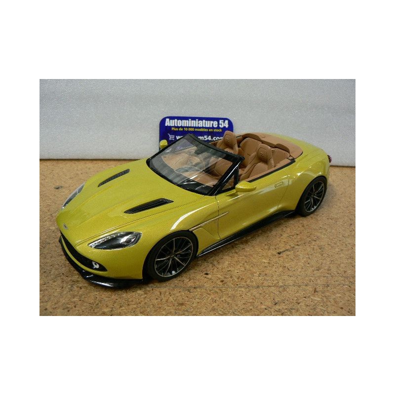 Aston Martin Vanquish Zagato Volante Cosmopolitan Yellow TS0215 Top Speed TrueScale Miniatures