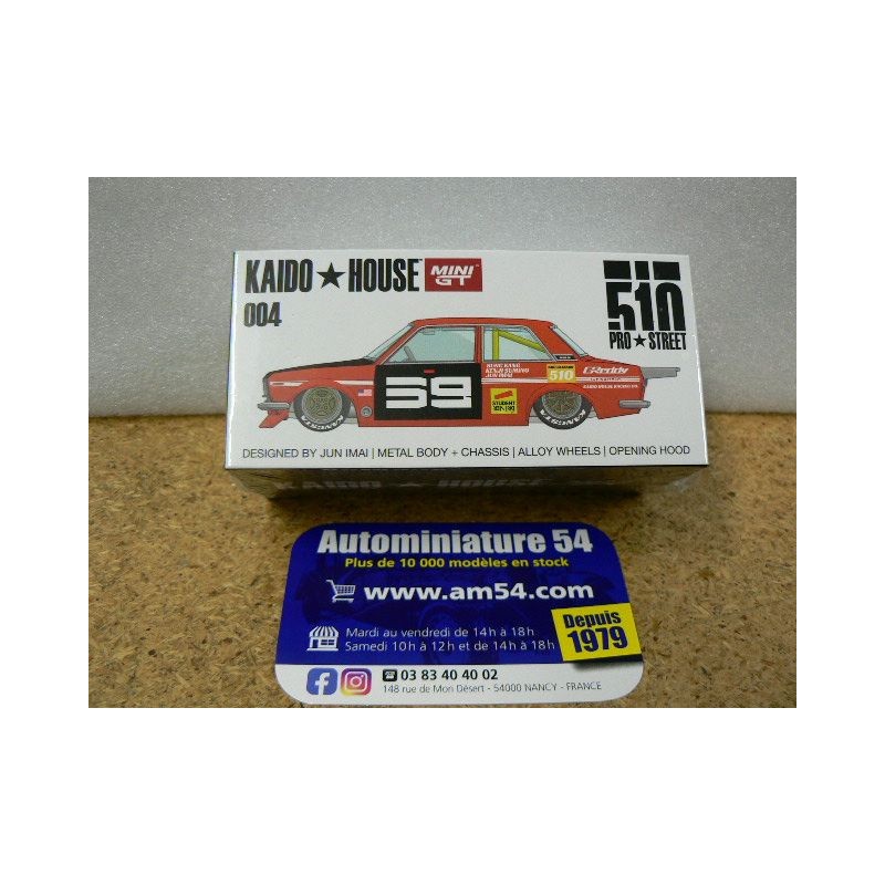Nissan Datsun 510 Pro Street SK510 Orange KHMG004 True Scale Miniatures MinGT