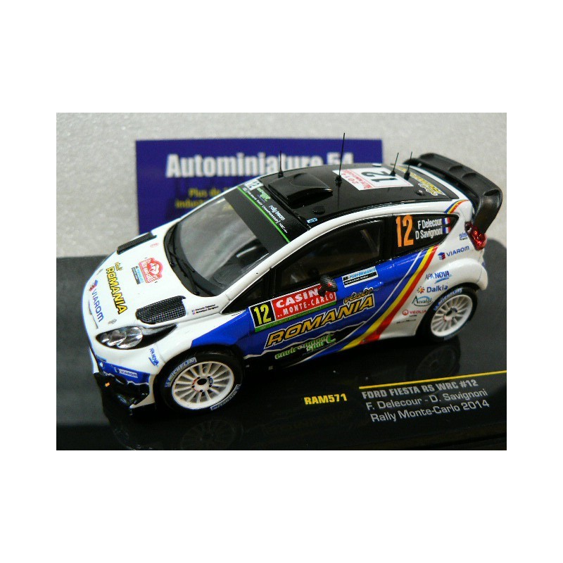2014 Ford Fiesta RS WRC n°12 Delecour Monte Carlo RAM571 Ixo Models