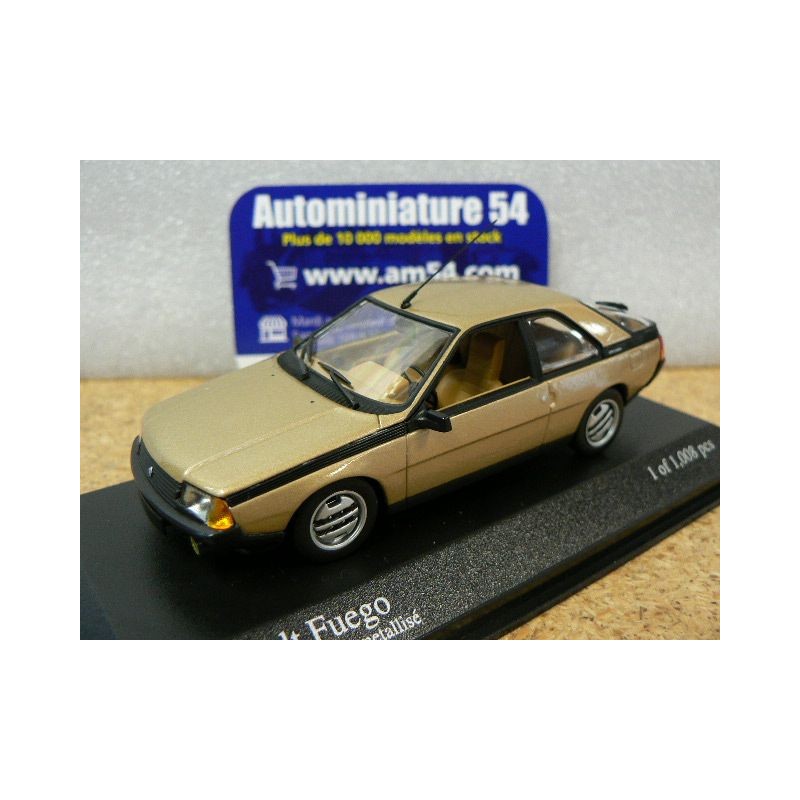 Renault Fuego Gold Met. ( peinture granuleuse ) 400113521 Minichamps