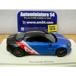2021 Alpine A110 Trackside Car Monza GP n°14 Fernabdo Alonso S6591 Spark Model