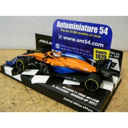 2021 McLaren MCL35M Daniele Ricciardo n°3 Bahrain GP 537214303  Minichamps