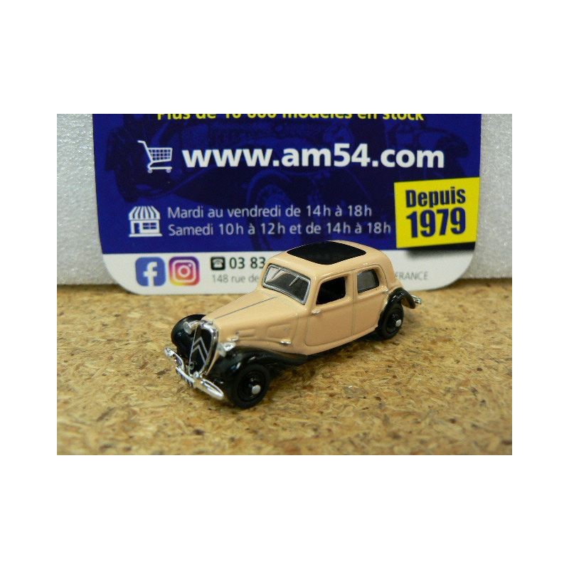 Citroen Traction 7A 1934 Beige - Black 153007 Norev 1/87