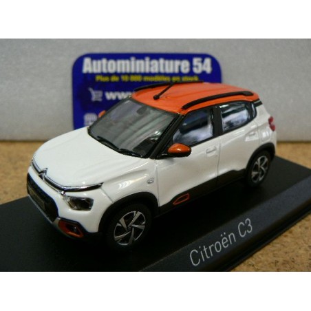 Citroen C3 (Indian Market ) 2021 White - Orange 155221 Norev