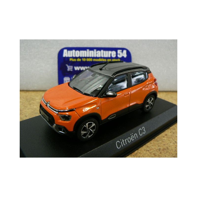 Citroen C3 (Indian Market ) 2021 Orange - Grey 155222 Norev