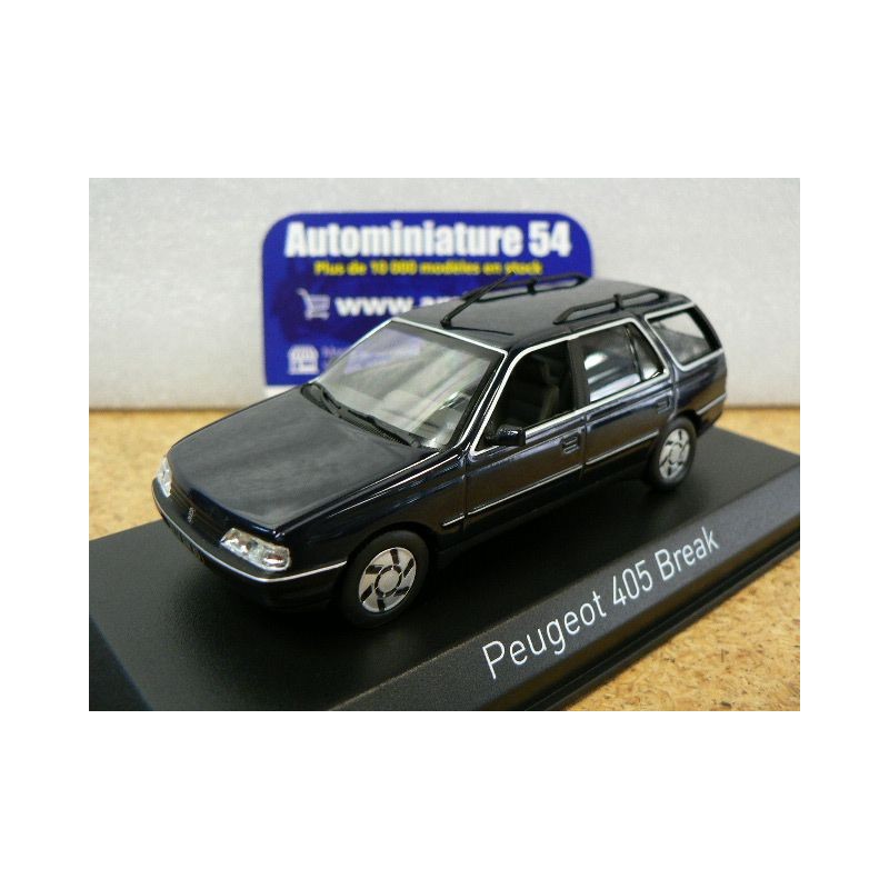 Peugeot 405 break Dark Blue 1991 474556 Norev