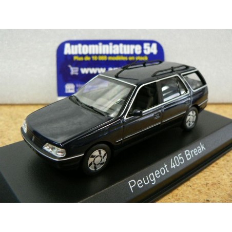 Peugeot 405 break Dark Blue 1991 474556 Norev