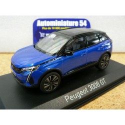 Peugeot 3008 GT Black Pack 2021 Vertigo Blue 473919 Norev