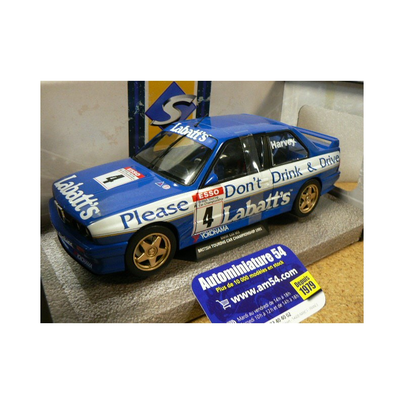 1988 BMW E30 M3 n°4 Harvey BTCC S1801512 Solido