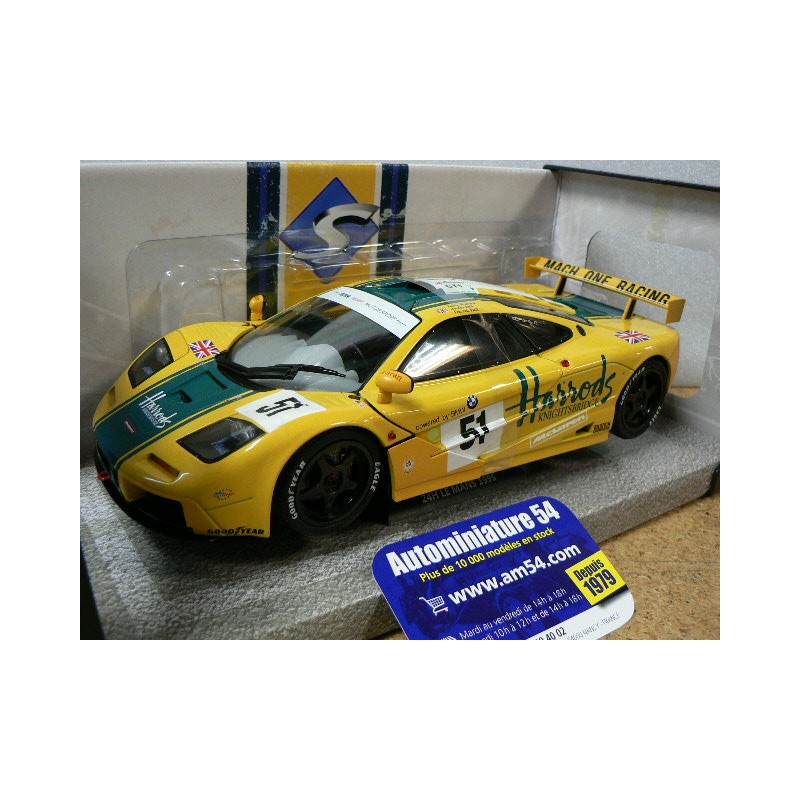 1995 McLaren F1 GTR n°51 Bell - Bell - Wallace Le Mans S1804105 Solido