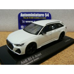 Audi RS6 Avant White metallic 2019 410018012  Minichamps