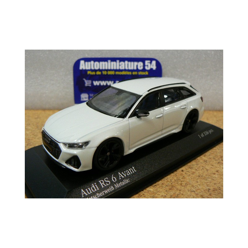 Audi RS6 Avant White metallic 2019 410018012  Minichamps