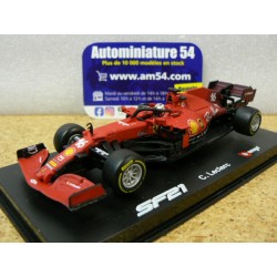 2021 Ferrari F1 SF21 n°16 Charles Leclerc 18-36828-16 Bburago Racing