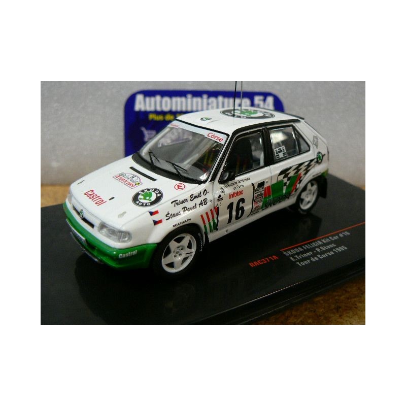 1995 Skoda Felicia Kit Car n°16 Triner - Stanc Tour de Corse RAC371 Ixo Models