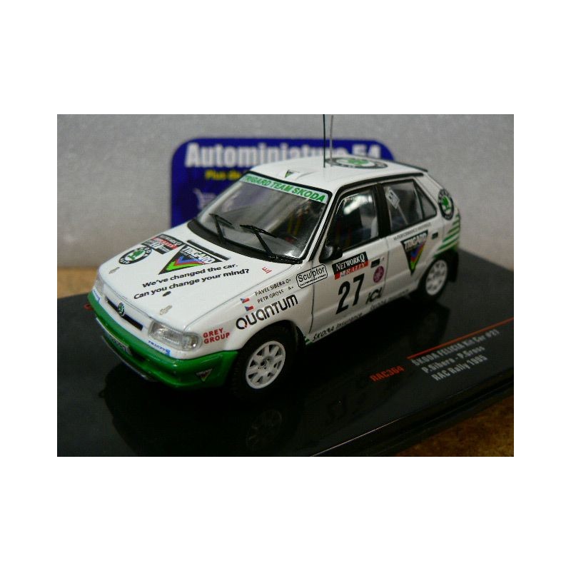 1995 Skoda Felicia Kit Car n°27 Sibera - Gross RAC Rally RAC364 Ixo Models