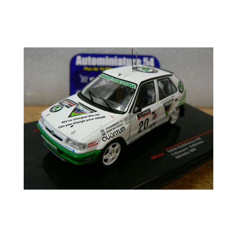1995 Skoda Felicia Kit Car n°20 Blomquist- Melander RAC Rally RAC363 Ixo Models