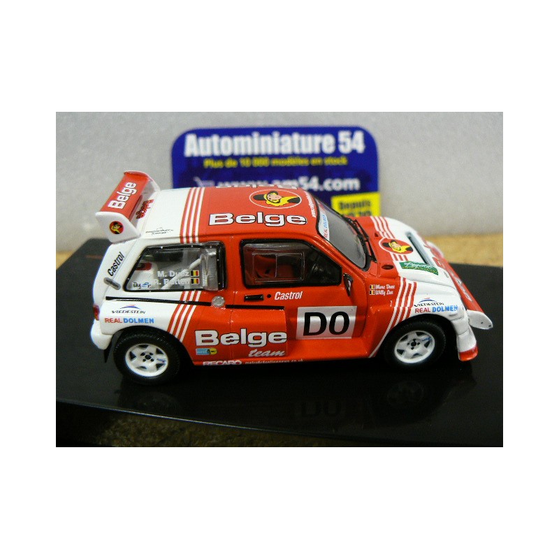 MG METRO GR4 LEGEND BOUCLES DE SPA 2014 M. DUEZ R. RUTTEN 1/43 IXO