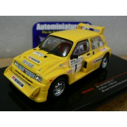 1986 MG Metro 6R4 n°1 Milne - Wilson 1st Winner Scottish Rally RAC362 Ixo Models