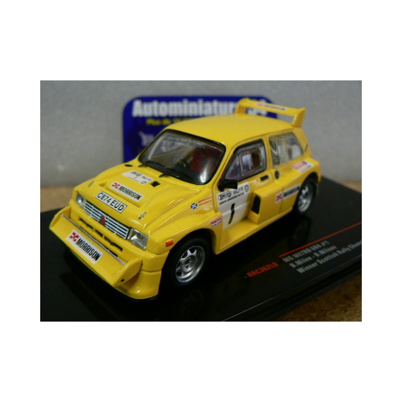 1986 MG Metro 6R4 n°1 Milne - Wilson 1st Winner Scottish Rally RAC362 Ixo Models