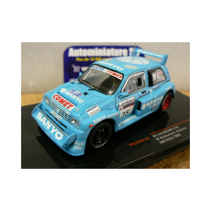 1986 MG Metro 6R4 n°35 Rutherford - Harris RAC Rally RAC362B Ixo Models