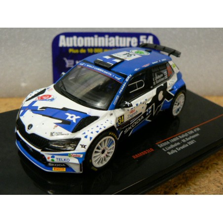 2021 Skoda Fabia Rally2 Evo n°34 Lindholm - Korhonen Rally Croatia RAM803 Ixo Models