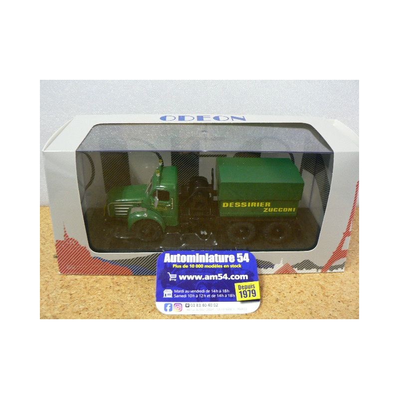 ODEON 069 Berliet TBO Tracteur Dessirier & Zucconi – Miniature 1/43 En Résine