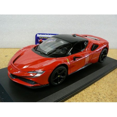 Ferrari SF90 Stradale Red- Black 18-16015 Bburago Race&Play