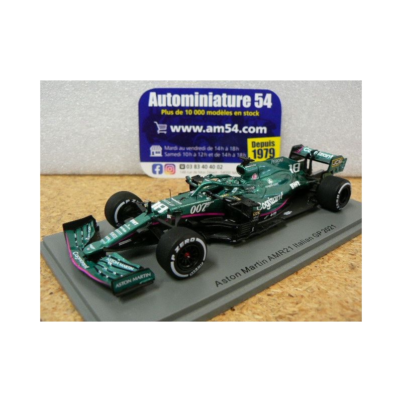 2021 Aston Martin AMR21 n°18 Lance Stroll Italian GP S7693 Spark Model