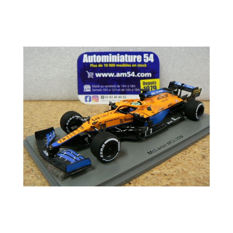 2021 McLaren MCL35M n°3 Daniel Ricciardo 1st winner Italian GP S7689 Spark Model