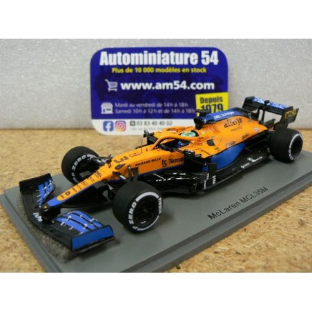 2021 McLaren MCL35M n°3 Daniel Ricciardo 1st winner Italian GP S7689 Spark Model