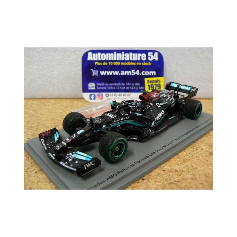 2021 Mercedes AMG Petronas  F1 W12 n°44 L Hamilton 1st winner Russia GP 100th Victory S7695 Spark Model