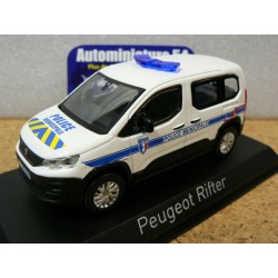 Peugeot Rifter Police Municipale Blue - Yellow Strip 2019 479068 Norev
