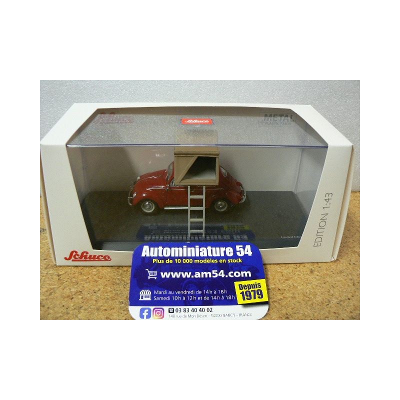 Modèle Réduit Schuco 1/43 : Volkswagen Coccinelle Police (portes Ouvrantes) - Année 1968 - Neuf
